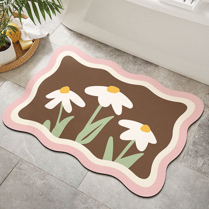 Floral Decorative Area Mat