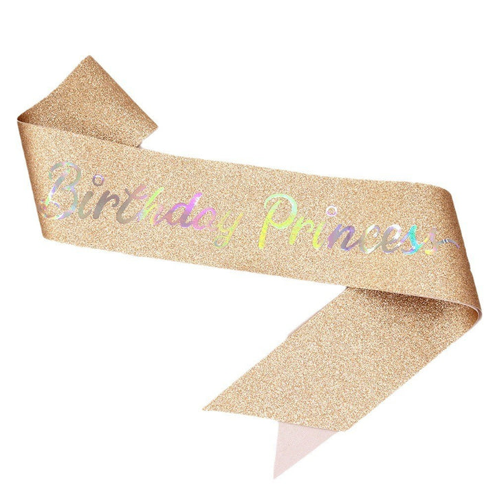 Women's Glittering Birthday Sash Stornfield
