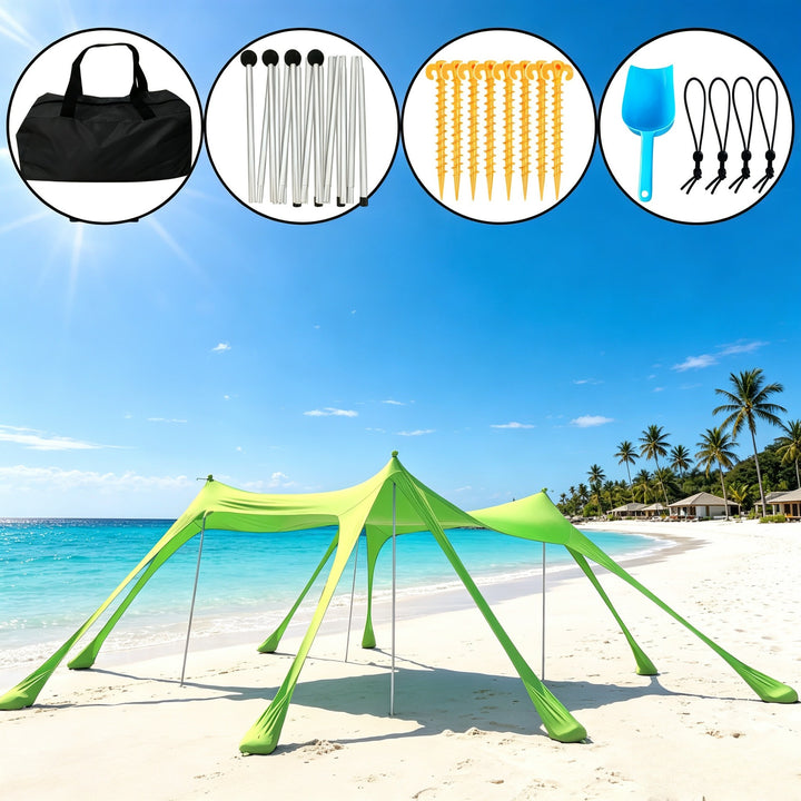 Portable Beach Shade Canopy Stornfield