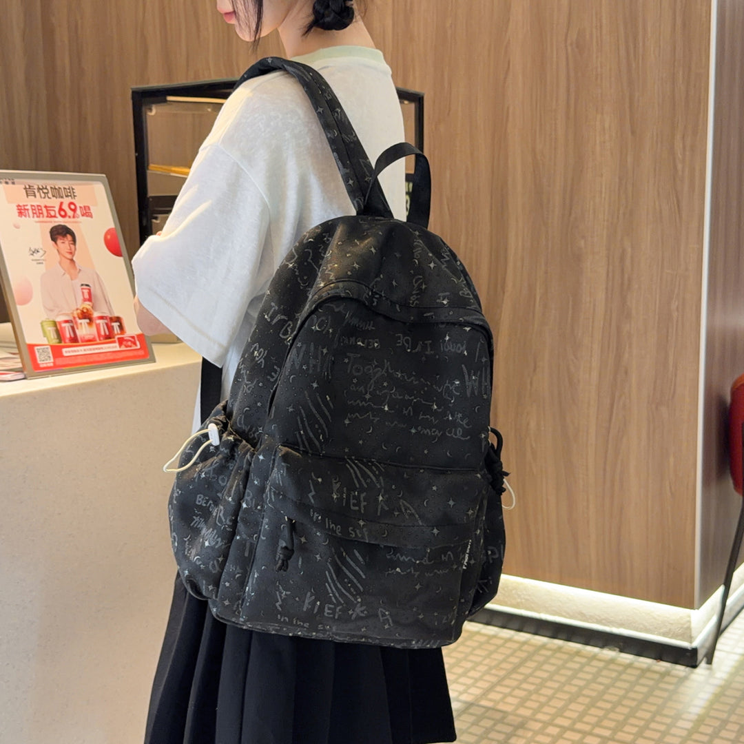 Artistic Graphic Print Backpack Stornfield