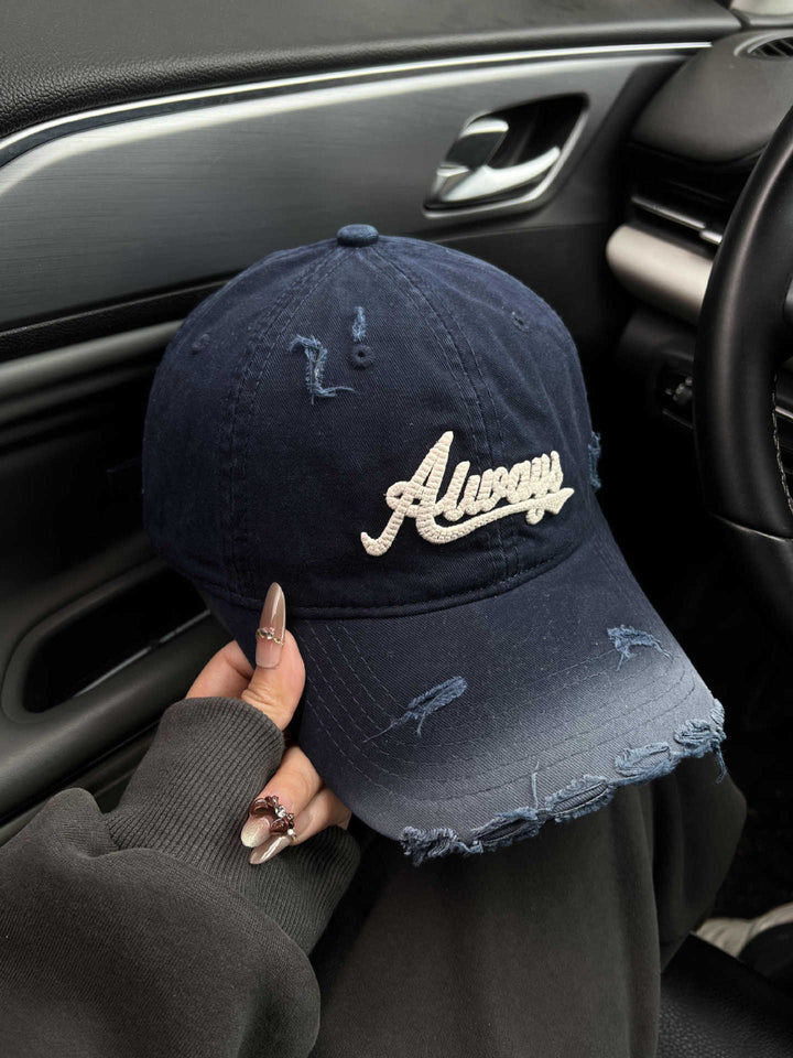 Women's Distressed Graphic Baseball Cap Stornfield