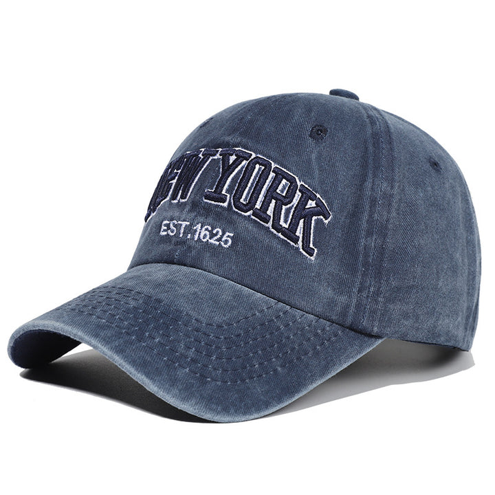 Men's Distressed Embroidered Dad Hat Stornfield