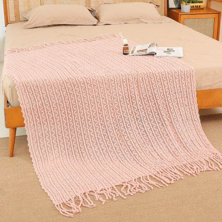 Women high-quality knitted blanket Stornfield
