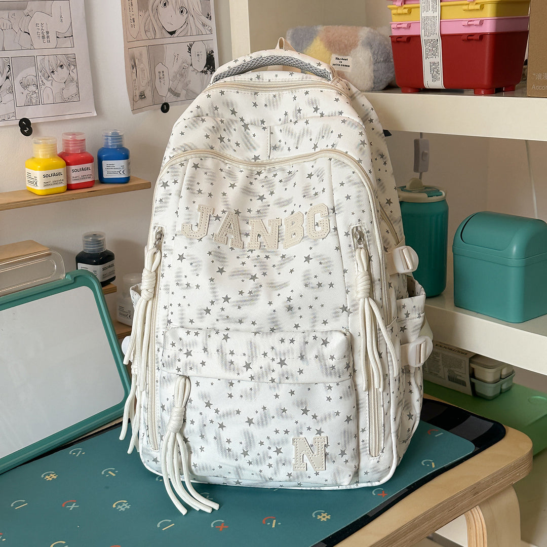 Stylish Star Patterned Backpack Stornfield
