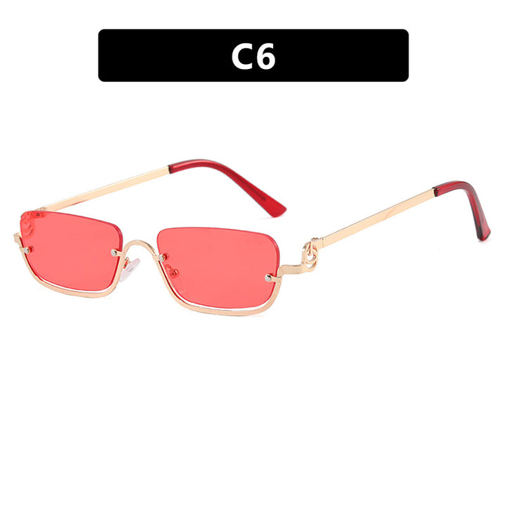 Women Fashionable Square Sunglasses with Elegant Metal Frame Stornfield