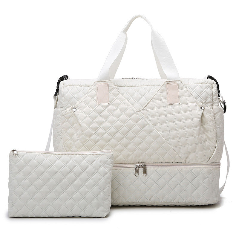 Quilted Multitasking Travel Duffle Bag Stornfield