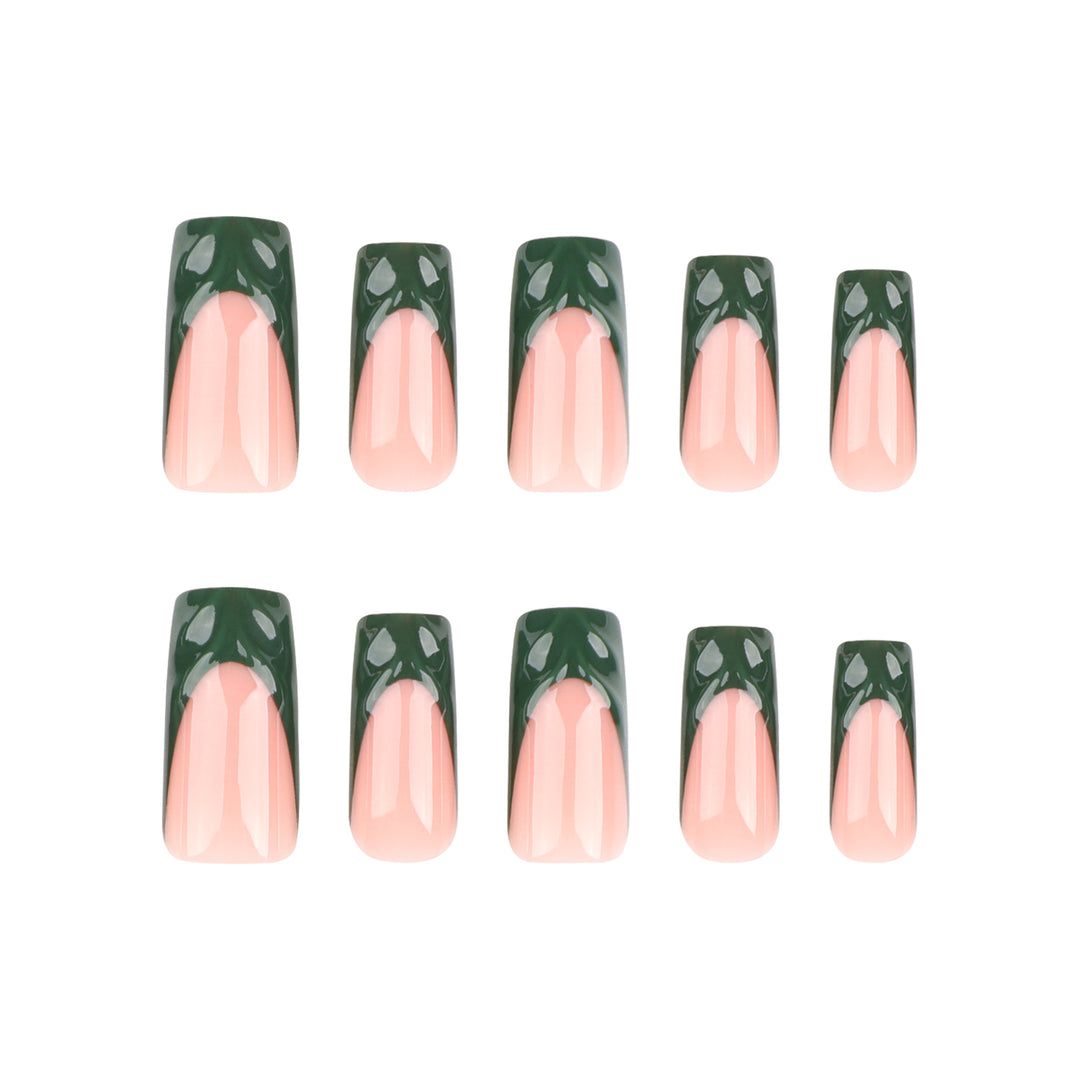 Artful Nail Extensions with Botanical Design Stornfield