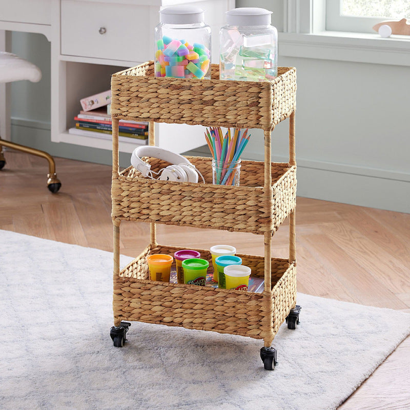 Multi-Tier Woven Storage Cart Stornfield