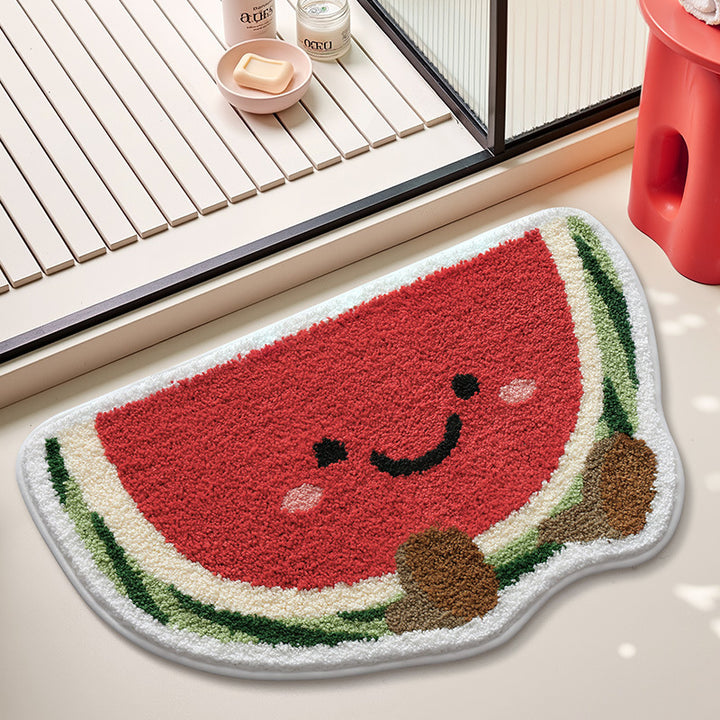 Cute dessert-themed bath mat