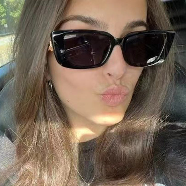Women's trendy oversized sunglasses with unique leopard print Stornfield