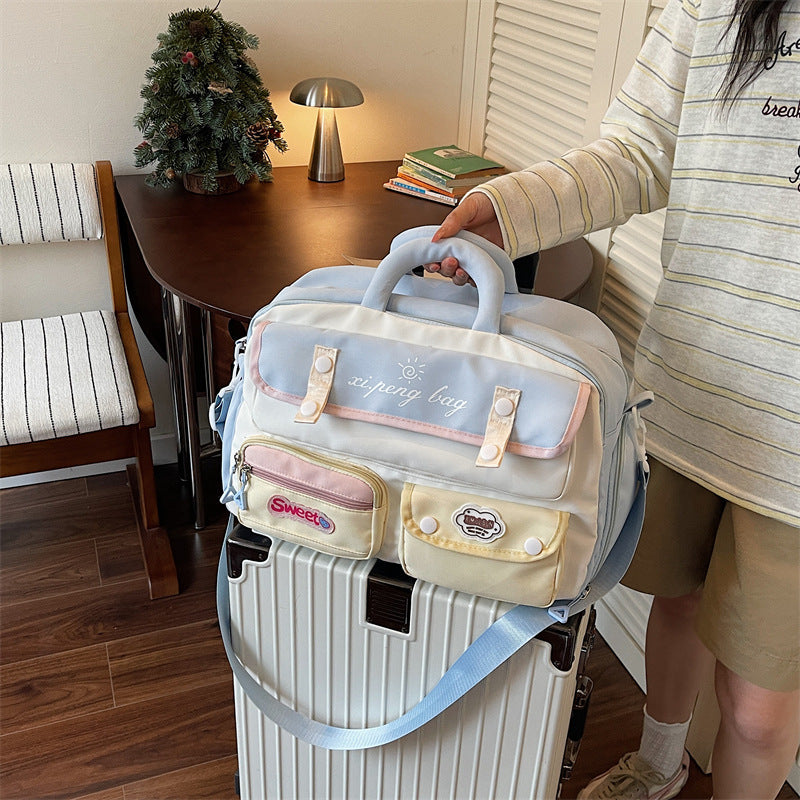 Sporty Shoulder Bag With Multifunctional Compartments Stornfield