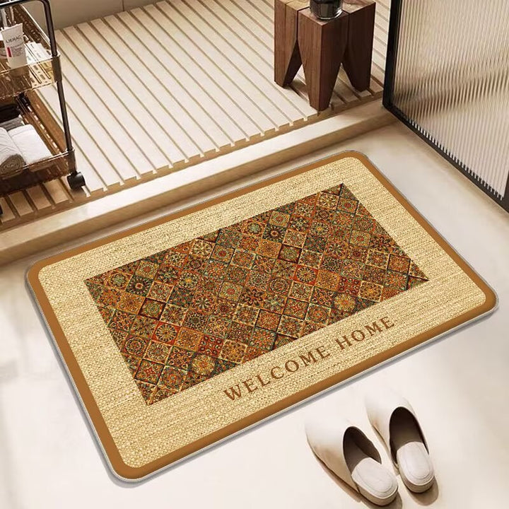 Butterfly-Inspired Decorative Bath Mat Stornfield