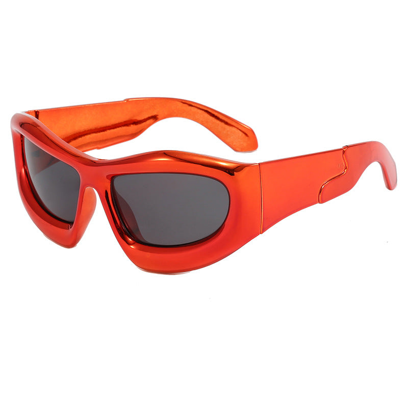 Women's Sporty Sunglasses with Robust, Geometric Frame Design Stornfield