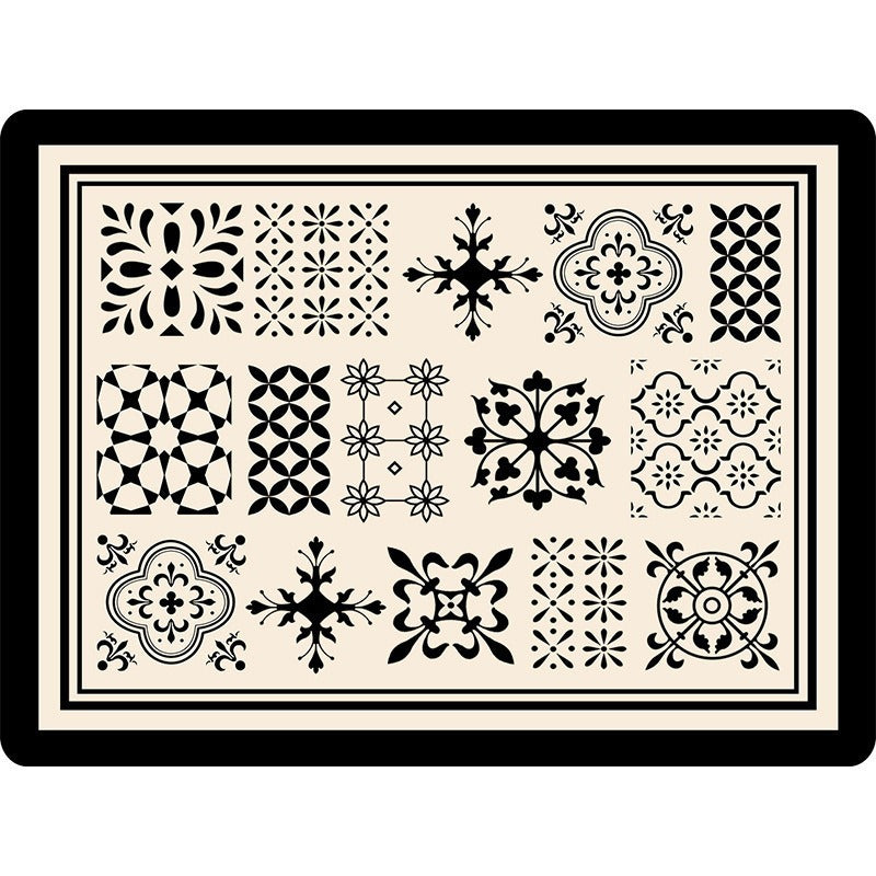 Decorative Botanical Kitchen Mat