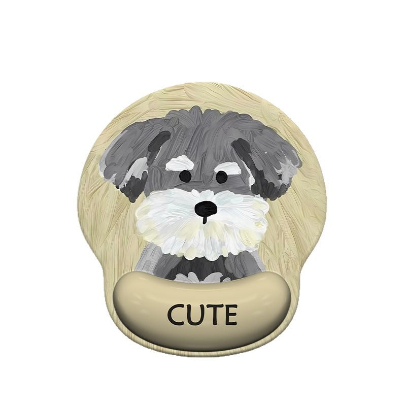 Cute Dog-Themed Mouse Pad