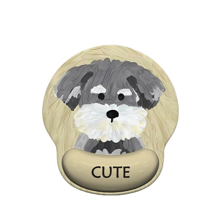 Cute Dog-Themed Mouse Pad