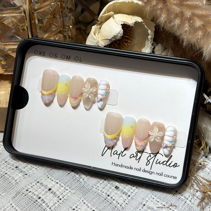 Artisan Handmade Press-On Nails Stornfield