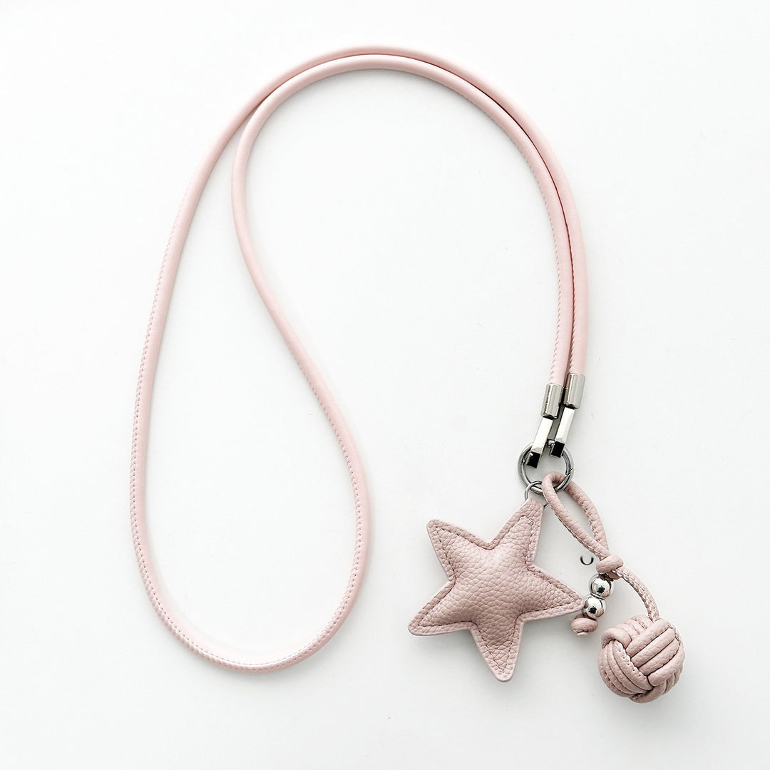 Star-Shaped Leather Phone Lanyard Stornfield