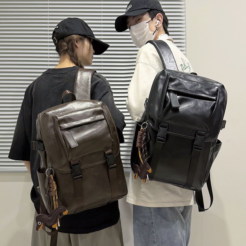 Structured Leather Backpack Stornfield