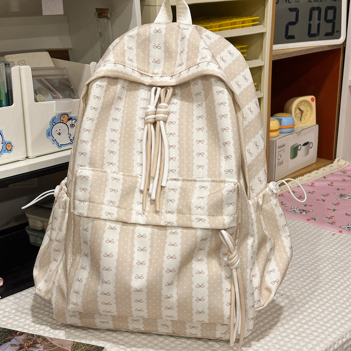 Cute Bow-Embellished Backpack Stornfield