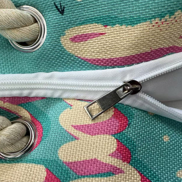 Beach bag with stylish flower design Stornfield
