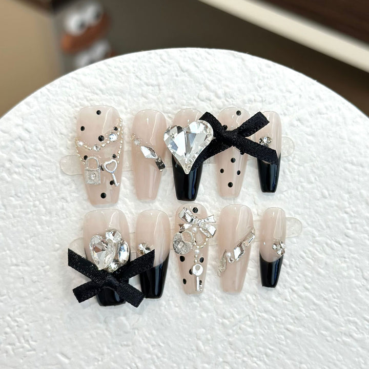 Statement Decorative Press-On Nail Art