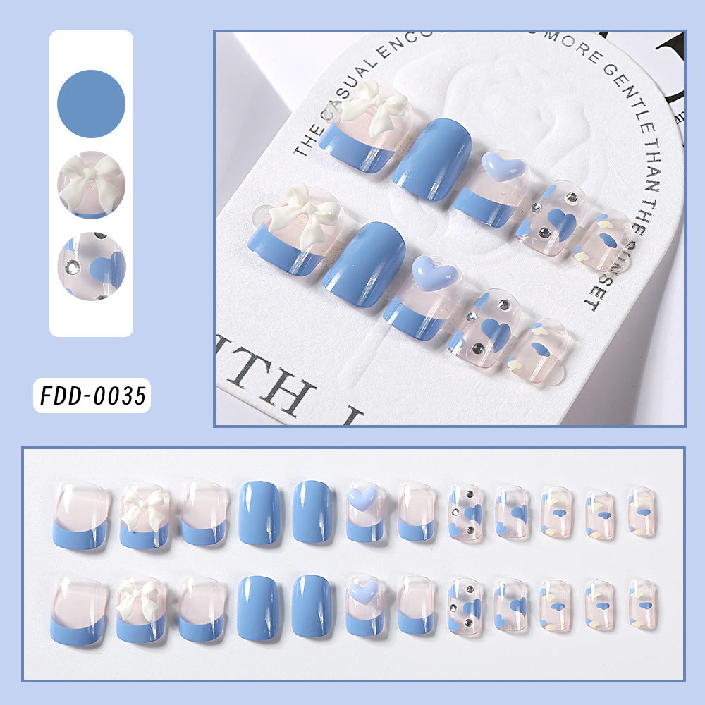 Decorative Nail Art Press-On Set Stornfield