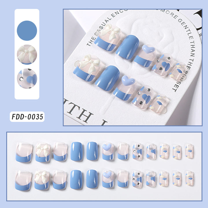 Decorative Nail Art Press-On Set Stornfield
