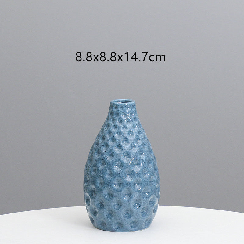 Textured Ceramic Decorative Vase Stornfeild