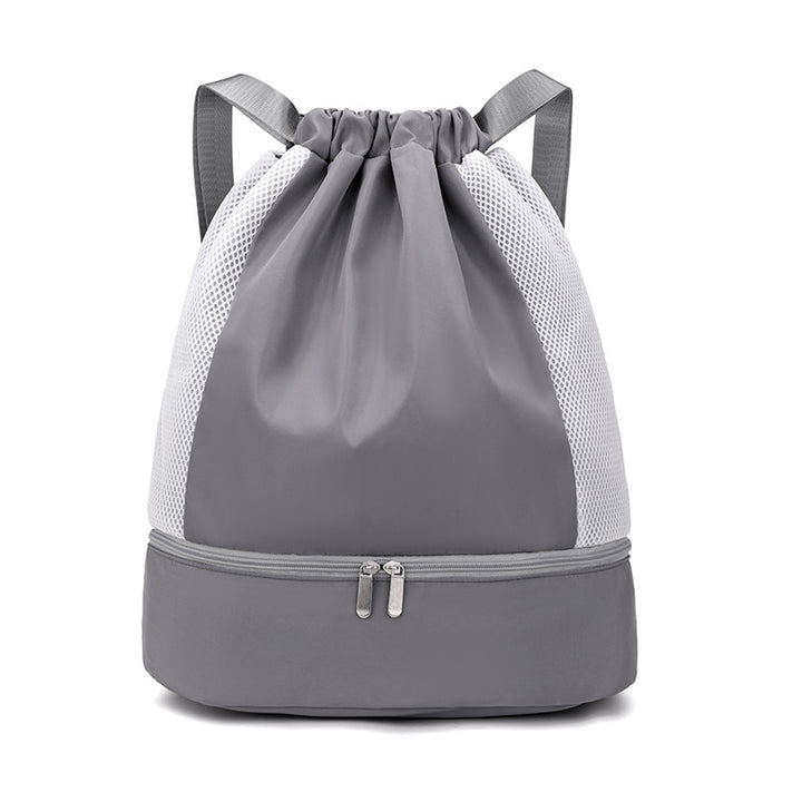 Sporty Mesh Backpack With Zipper Stornfield