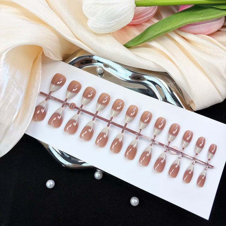 Natural Glossy Press-On Nail Set Stornfield
