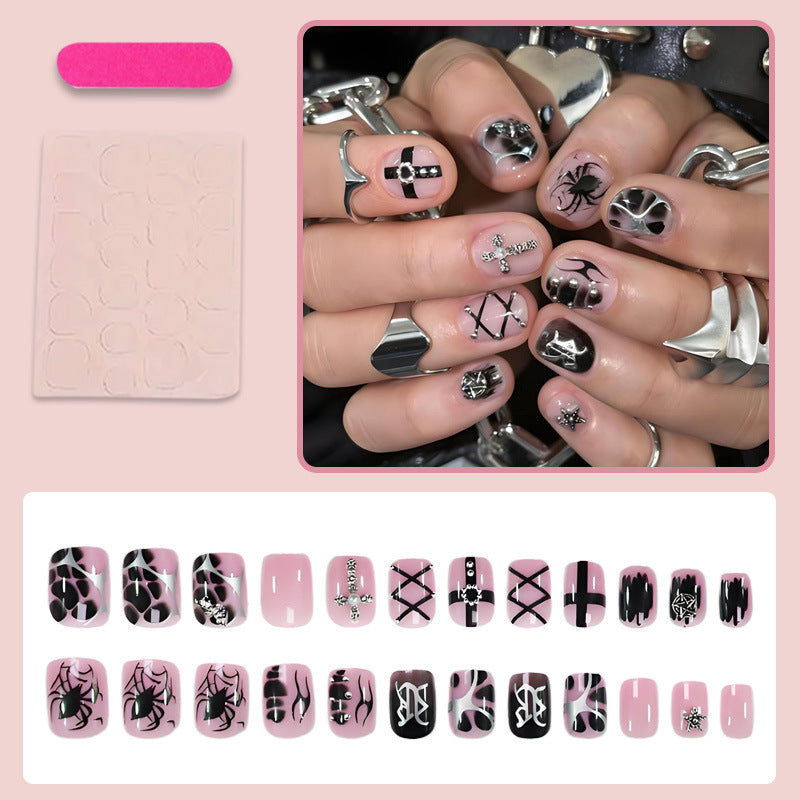 Nail art set with creative Halloween motifs and glamorous accents Stornfield