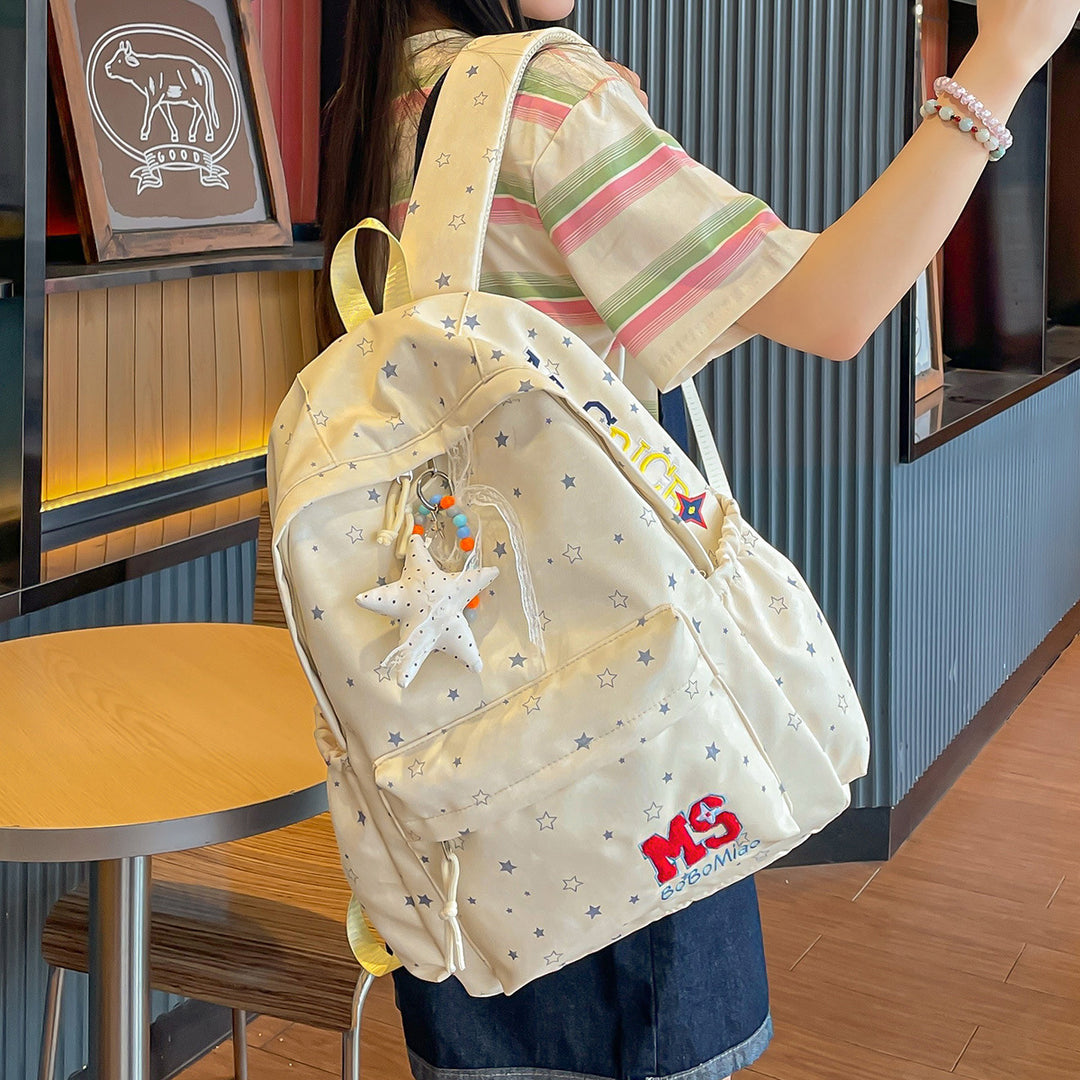 Star-Patterned Casual Backpack Stornfield 1791205609