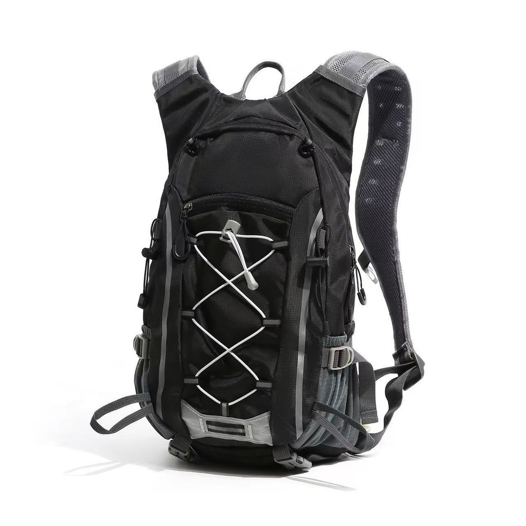 Sporty hiking backpack with ergonomic carrying system and reflective accents Stornfield