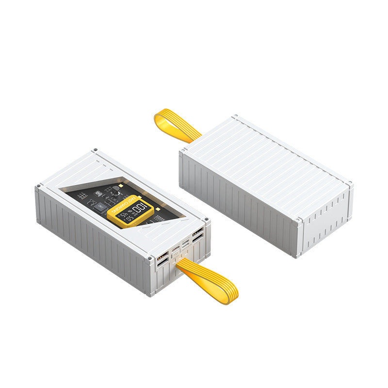 Portable power bank with integrated digital charging status display and fast charging function Stornfield