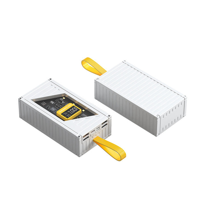 Portable power bank with integrated digital charging status display and fast charging function Stornfield