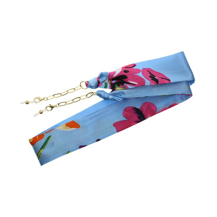 Floral Silk Eyewear Chain Stornfield