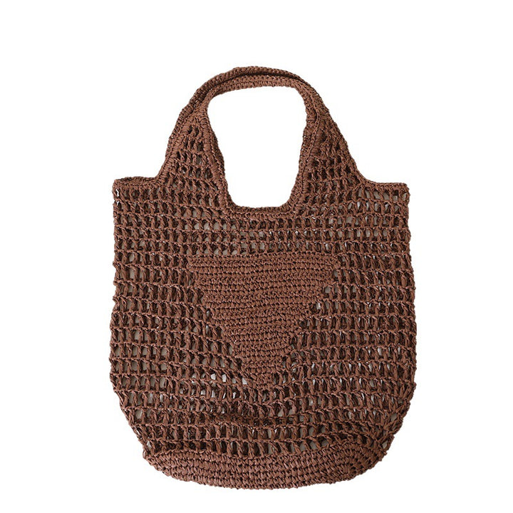 Coarse crochet bag with large handles Stornfield