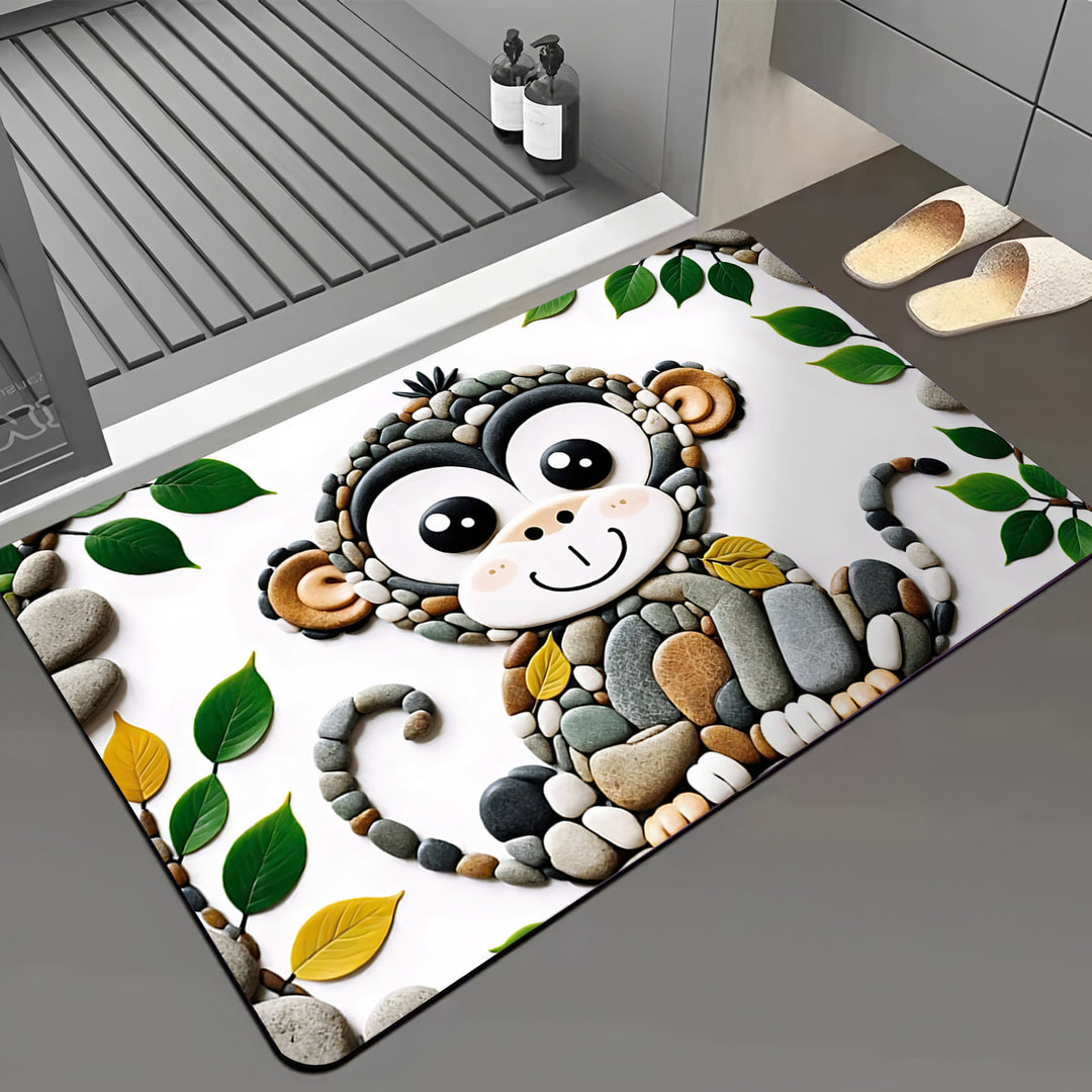 Dragonfly-Themed Bath Mat Stornfield
