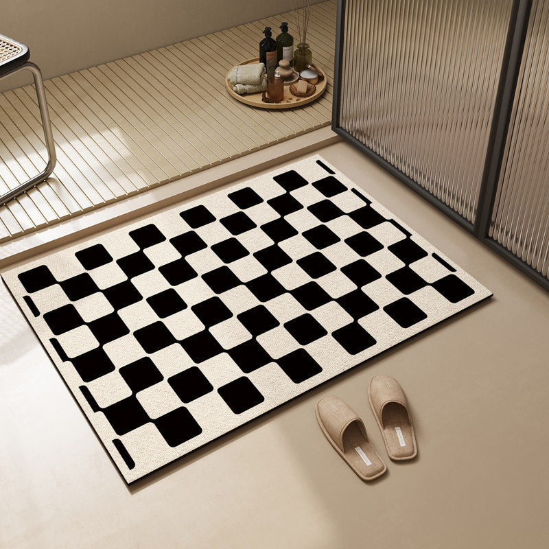 Modern Textured Bathroom Mat