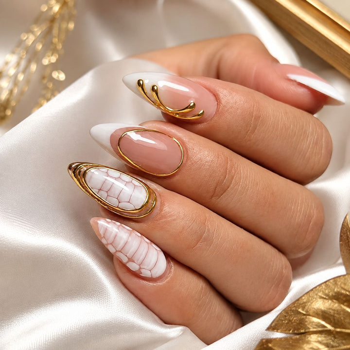 Premium Nails with Art Design Stornfield
