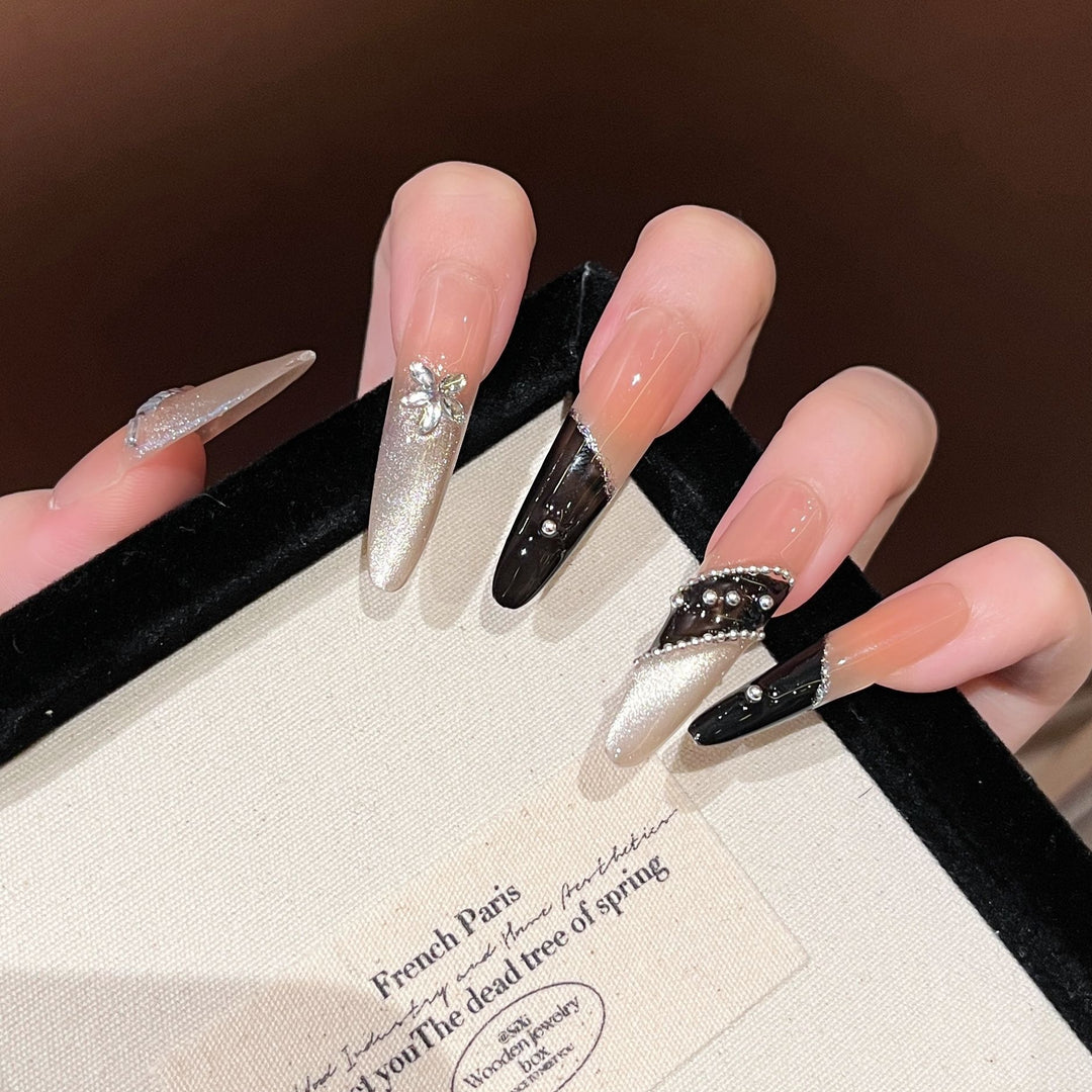 Elegant Stiletto Press-On Nail Extensions Stornfield
