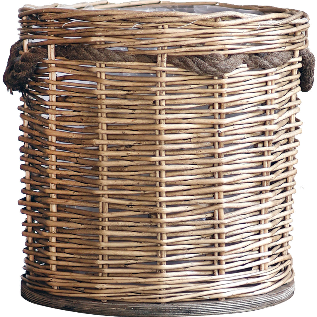 Handcrafted laundry basket with weaving Stornfield