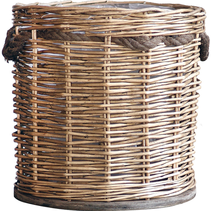 Handcrafted laundry basket with weaving Stornfield