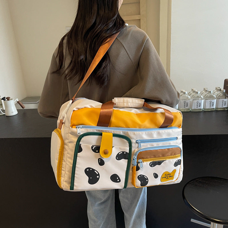 Playful Patterned Travel Duffle Bag Stornfield