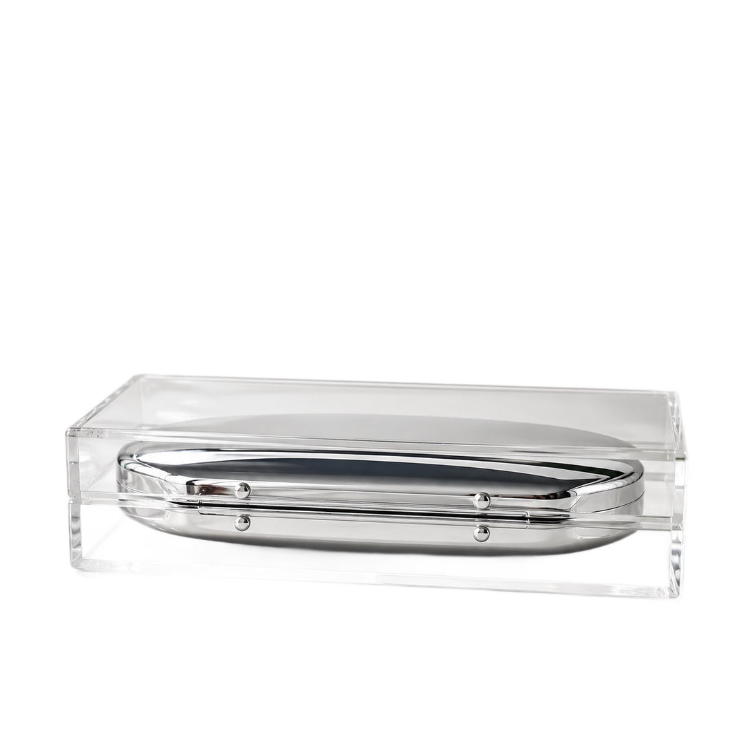 Modern Sculptural Acrylic Clutch