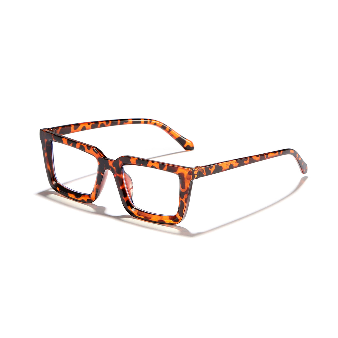 Women's modern square sunglasses with mirrored lenses Stornfield