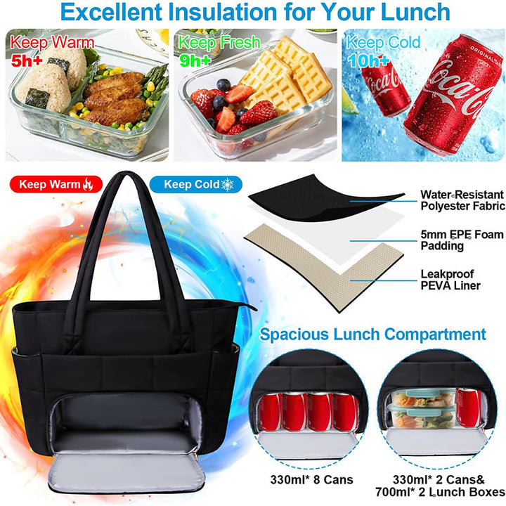 Stylish everyday and cooling bag with innovative compartment system Stornfield