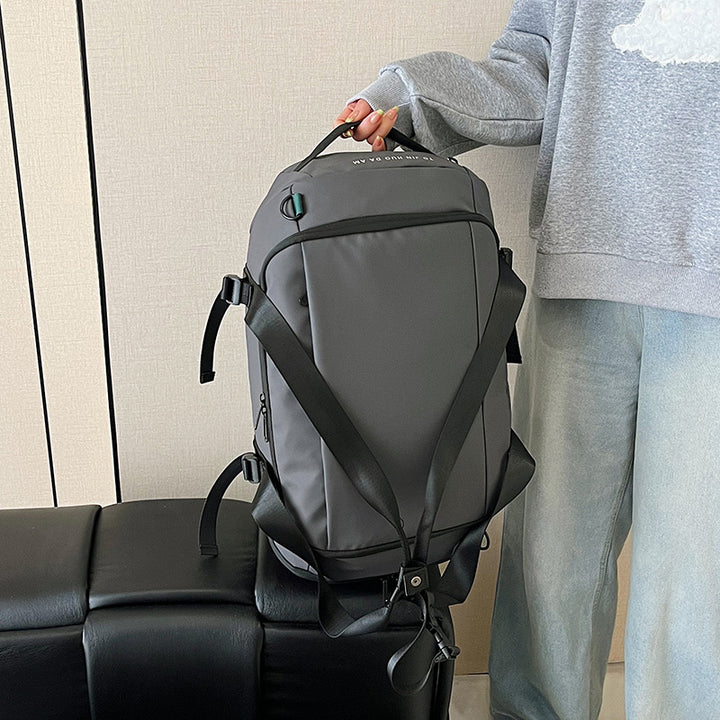 Sporty duffel bag with adjustable carrying system for active lifestyles Stornfield
