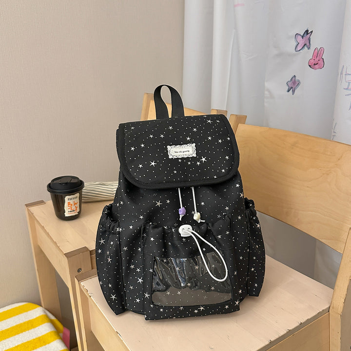 Fun Star-Embellished Mini Backpack Stornfield